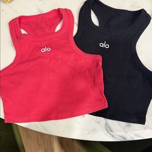 ALO Yoga women’s ' Camisoles in Red and Black